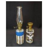 Small Oil Lamps, Patriotic (2)