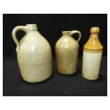 Stoneware Jugs (3)