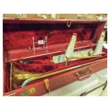 HN White Co. King Trombone, in case