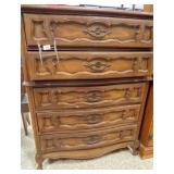 Dresser, 5 Drawer, Pecan