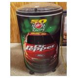 Dr. Pepper Racing Cooler, on casters