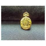 Locket 1/20; 10K Gold Filled; J.M.F. Co