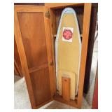 Fold Down Ironing Board in Cabinet