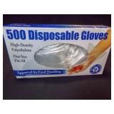 Disposable Gloves, One Size - 1 box