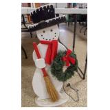 Wood Snowman, 30"