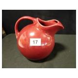Maroon Ball Water Pitcher
