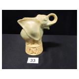 Niloak Pottery Elephant Vase; 6?" h