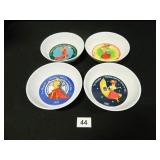 Chiquita Banana Bowls; Melamine Ware; c.1987