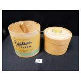 Cardboard Cartons; Peerless Ice Cream; no lid