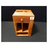 Wooden Storage Unit on Turntable