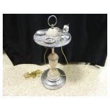 Cigarette Stand; Marbled glass décor