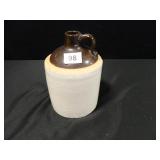 Crock jug w/handle; No Markings