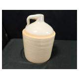 Stoneware Crock w/handle; 13¼" hx 9" dia