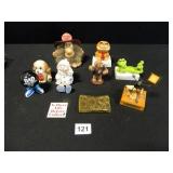 Collection of Figurines-8; Sign-1; Paperweight-1