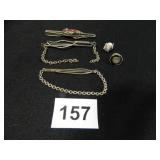 Tie Tacks-2; Tie Clips-3