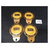 Kansas Farm Bureau License Topper; 4-count