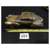 Metal Car Bank; First Nat