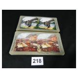 Stereoscope Viewer Cards; Montgomery Ward