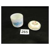 Dish w/lid-Occupied Japan; Small Dish-3 legged