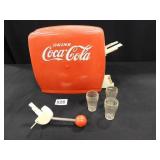 Red Coca Cola Plastic Dispenser