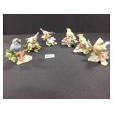 Bird Figurines - 6 count