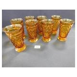 Amber Glassware Set - 8 count