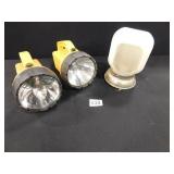 Two flashlights & Light Fixture