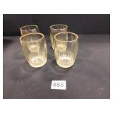 Small Drinking Glasses - 4 count