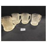 Treemendous Flintstones Mugs - McDonalds - 4 count
