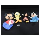 Mickey Mouse, Minnie Mouse x 2, Tweety Toys