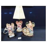 Angel Figurine, Angel Lamp, Angel Clock