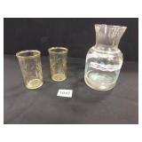 Pitcher and Juice Glasses - 3 count