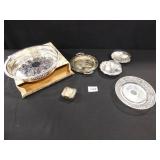 Silver-plate pieces - 6 count
