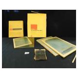 11" x 14" cut Glass, 8" x 10" cut Glass - 13 count