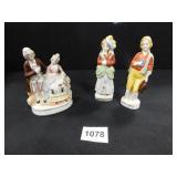 Victorian Figurines - Occupied Japan - 3 count