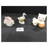 Animal Figurines - Japan - 3 count