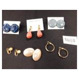 Earrings - 3 clip, 3 pierced - 6 count