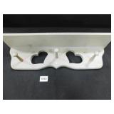 Wooden Shelf with Pegs