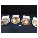 Norman Rockwell Plate Series - 4 count