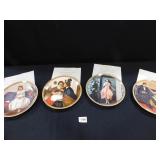 Norman Rockwell Plate Series - 4 count