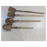Shovels with Wood Handles - 4 count