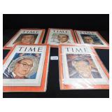 Time Magazines - 1943, 1947, 1948, 1949 - 5 count