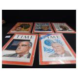 Time Magazines - 1951, 1953 - 5 count