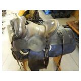 Vintage Brown Saddle - possibly Miller name