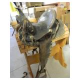 Vintage Brown Saddle - possibly Snyder name