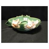 Roseville Pottery "Magnolia" Low Bowl #448-8