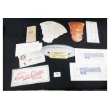 Local Vintage Advertising Paper Pieces - 11 count
