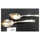 Washington & Jefferson Spoons