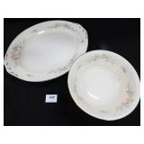 Homer Laughlin Georgian Serving Pieces x 2