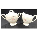 Homer Laughlin Georgian Sugar & Creamer